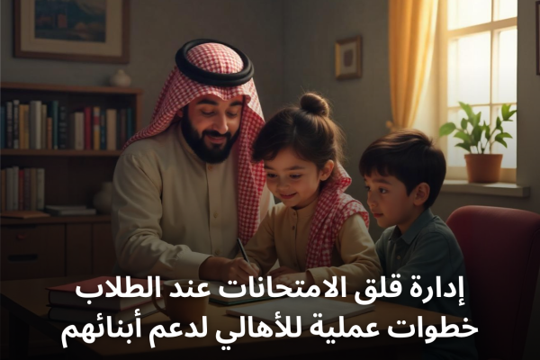 إدارة قلق الامتحانات عند الطلاب: خطوات عملية للأهالي لدعم أبنائهم